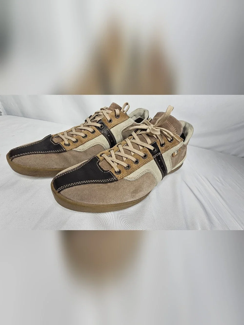 Ermenegildo Zegna Sports Men's Leather/Suede Athletic Sneakers. Size 11.5